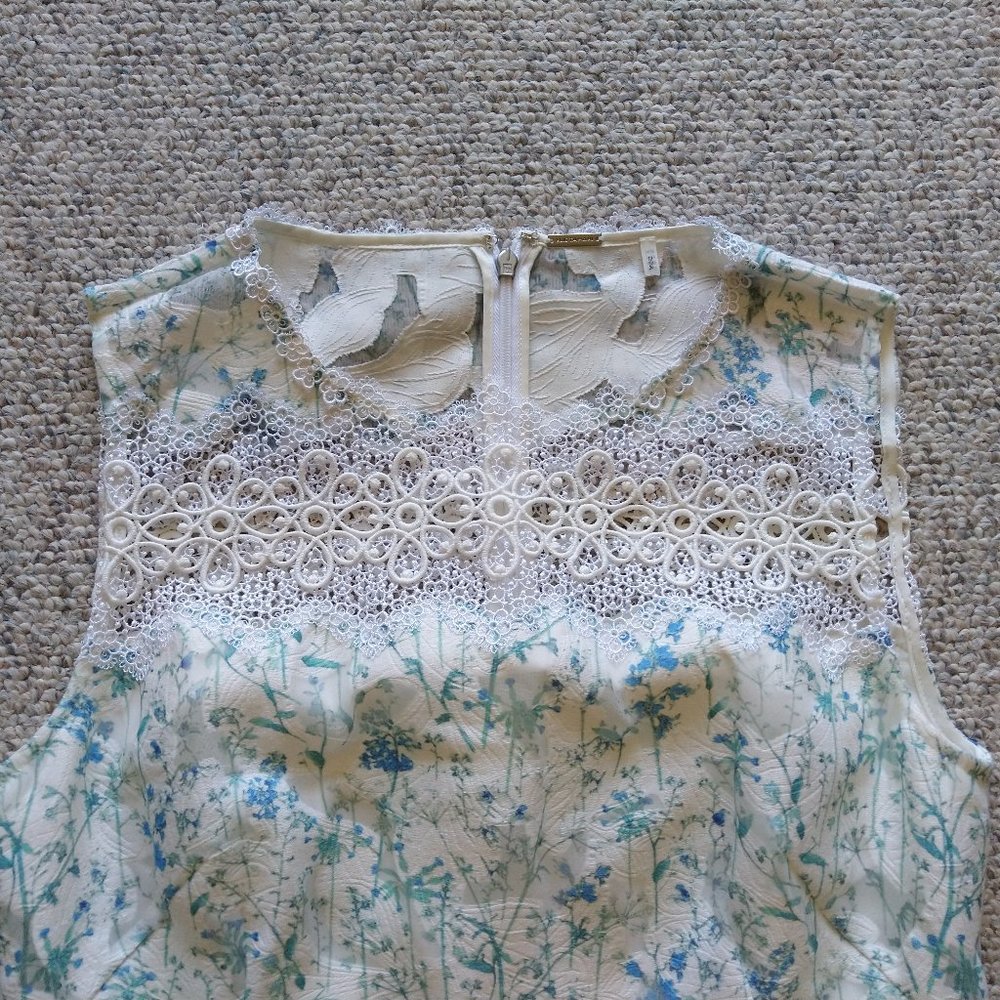 Ellie Tahari sleeveless shift dress, cocktail party, wedding guest, Size 10 NWOT - Picture 3 of 5